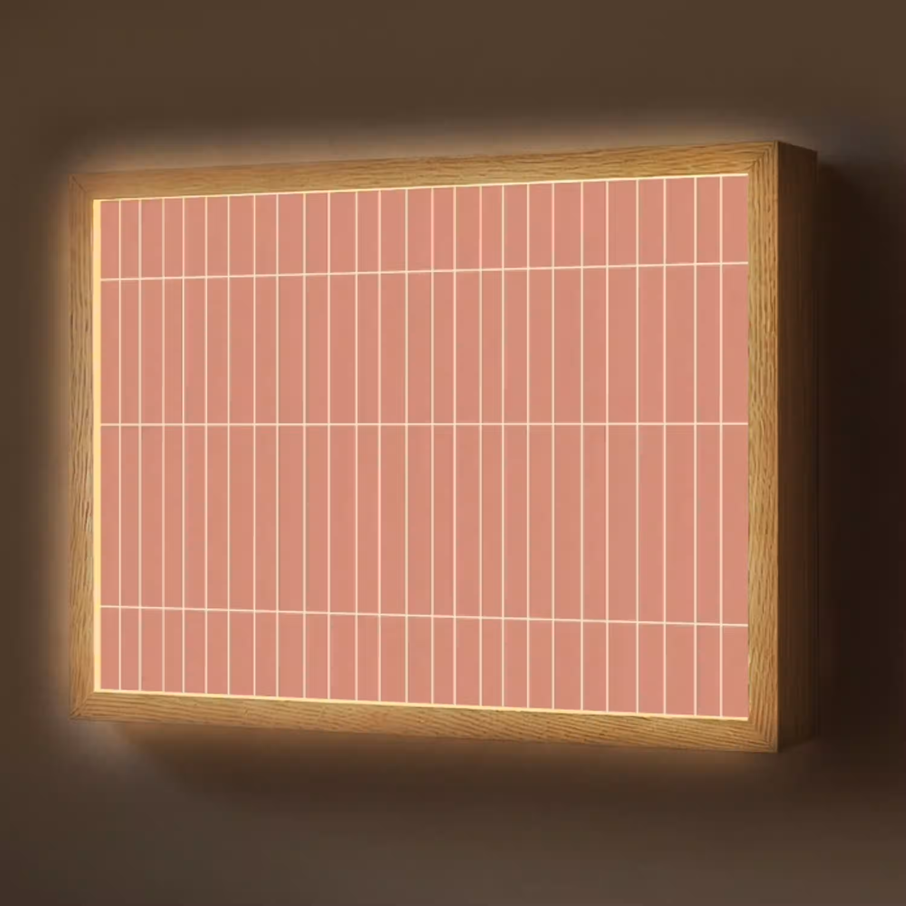 Patroon - Tegels - Terracotta Light Box met batterij (Wandlamp) middel 907 -z3d_website