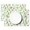 Groente - Patroon - Groen - Rood Placemat vinyl groot 368 -zzsfeer2_Kitchenyeah-website