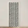 Klassiek - Stippen - Zwart deurposter klein 289 -3d_beige