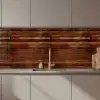 Hardhout - Robuust - Patronen keuken achterwand 2 middel 871 zz_3dshopping