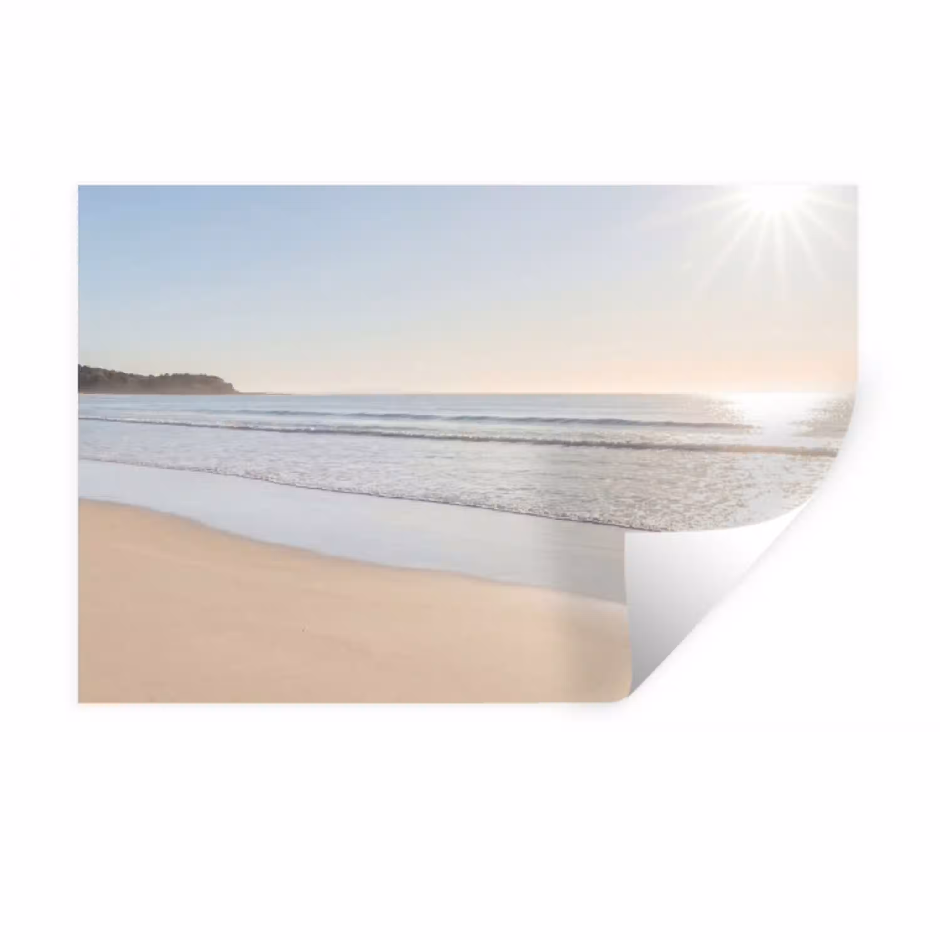 Zee - Zon - Zand Muursticker klein -3d