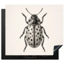 Kever - Insect - Vintage Inductie beschermer vinyl 3mm middel -3d