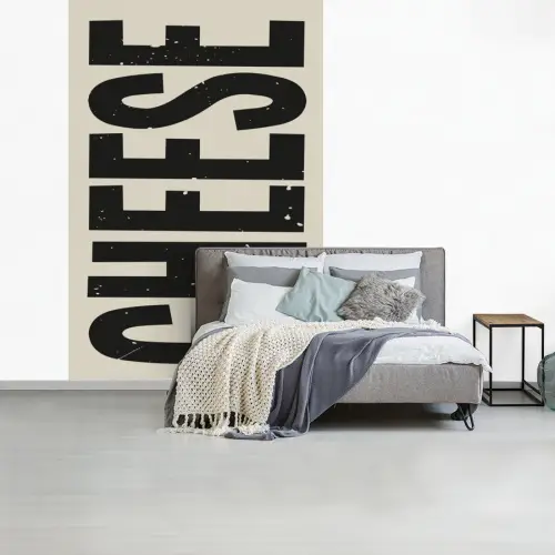 Kaas - Decoratie - Beige - Cheese fotobehang vinyl groot -slaapkamer