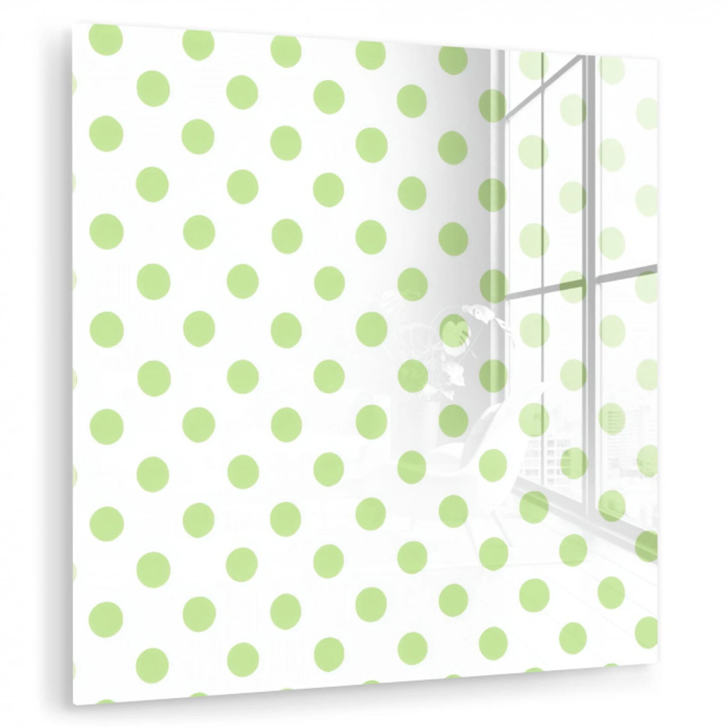 Dots - Klassiek - Groen plexiglas 5mm klein 11 -zzzproduct_nieuw