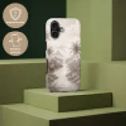 Jungle - Watervallen - Tropisch - Illustratie Toughcase MagSafe Apple iPhone 17 klein -USP_PrintM_NL