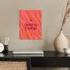 Quote - Zomer - Roze poster papier klein -sfeer1