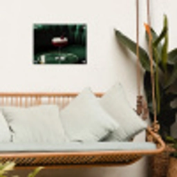 Kers - Cocktail - Rood - Marmer tuinposter los doek klein -sfeer7