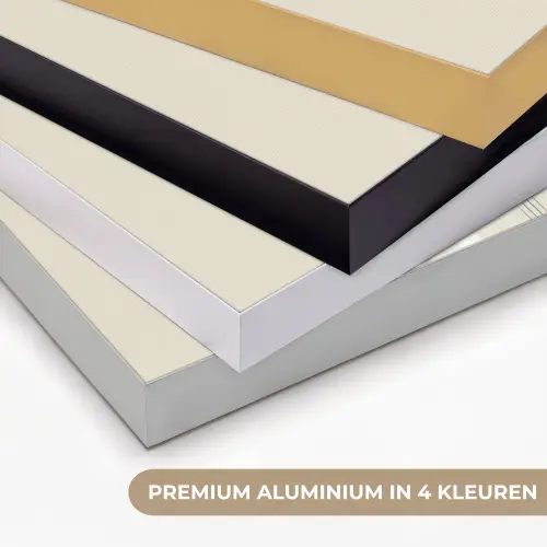 Cirkel - Compositie - Diepte - Beige Textielframe zwart klein -USP_kleurenNL