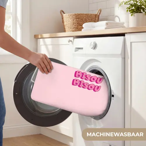 Bisou - Roze - Schaduw Badmat klein -USP_WasbaarNL