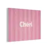 Gestreept - Roze - Chéri PET vilt klein -3d