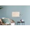 Beige - Aardspatroon Muursticker klein -plant