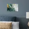 Groen - Modern - Marmer - Abstract poster papier klein -sfeer2