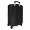 Abstract - Oranje golven NBS - Handbagage koffer - Kinderen Unisex middel -achterkant