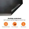 Takken - Vaas - Bolletjes - Wit Inductie beschermer vinyl 3mm klein -zzzzzzz-td-onderkant