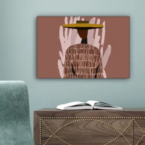 Abstract - Figuur - Illustratie - Hoed canvas 2cm klein -sfeer4