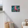 Kaketoe - Tropische bladeren - Tak tuinposter los doek klein -sfeer8