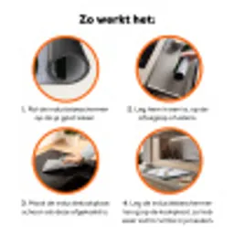 Sneeuwuil - Portret - Geel Inductie beschermer vinyl 3mm klein -zzzzzzz-td-werking