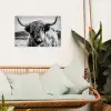 Stoere Hooglander tuinposter los doek klein -sfeer7