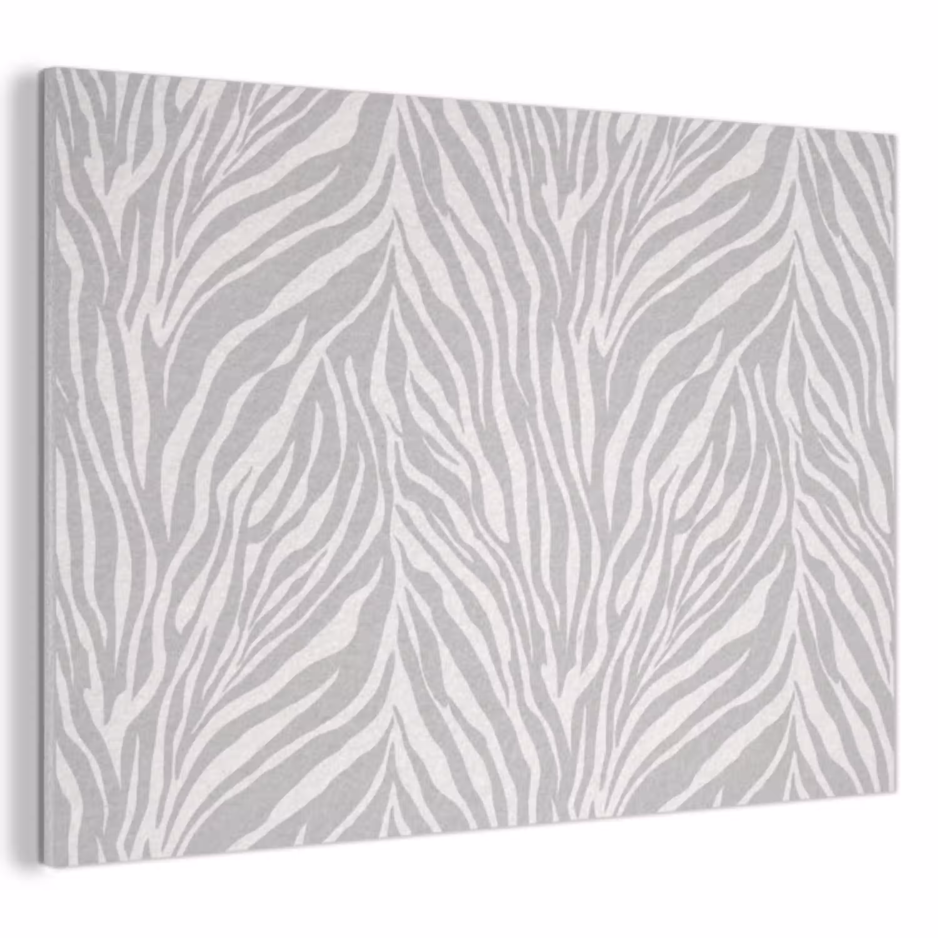Zebra - Motief - Grijs PET vilt klein 837 -3d