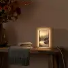 Beer - water - Bos - Ochtendlicht Light Box met kabel (Tafellamp) klein -sfeer4