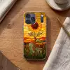 Zonnebloem - Mozaïek - Zonsondergang - Geel Telefoonhoesje iPhone 17 Pro Max klein -sfeer1