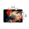 Witte vos - wolken - maan Placemat vinyl groot -specs