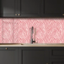 Zebra - Print - Roze keuken achterwand 2 middel 871 -sfeer1
