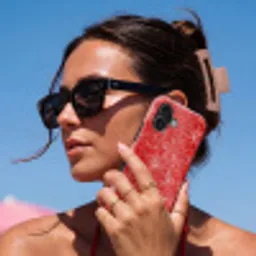 Bloemen - Patroon - Rood Toughcase MagSafe Apple iPhone 17 klein 1017 -Sfeer2V