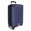 Lederen look lavendel paars NBS - Handbagage koffer - Kinderen Unisex middel -productfoto_3d