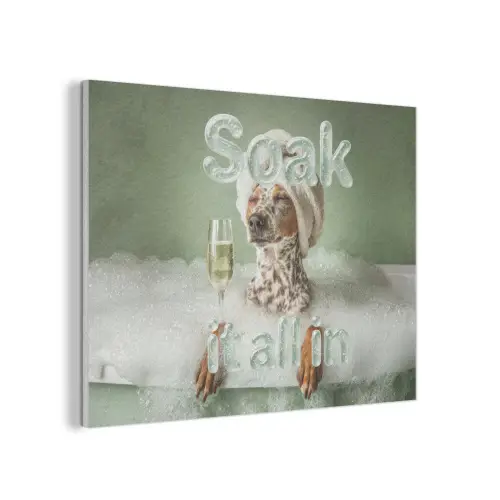 Soak it all in - Hond - Bad PET vilt klein -3d