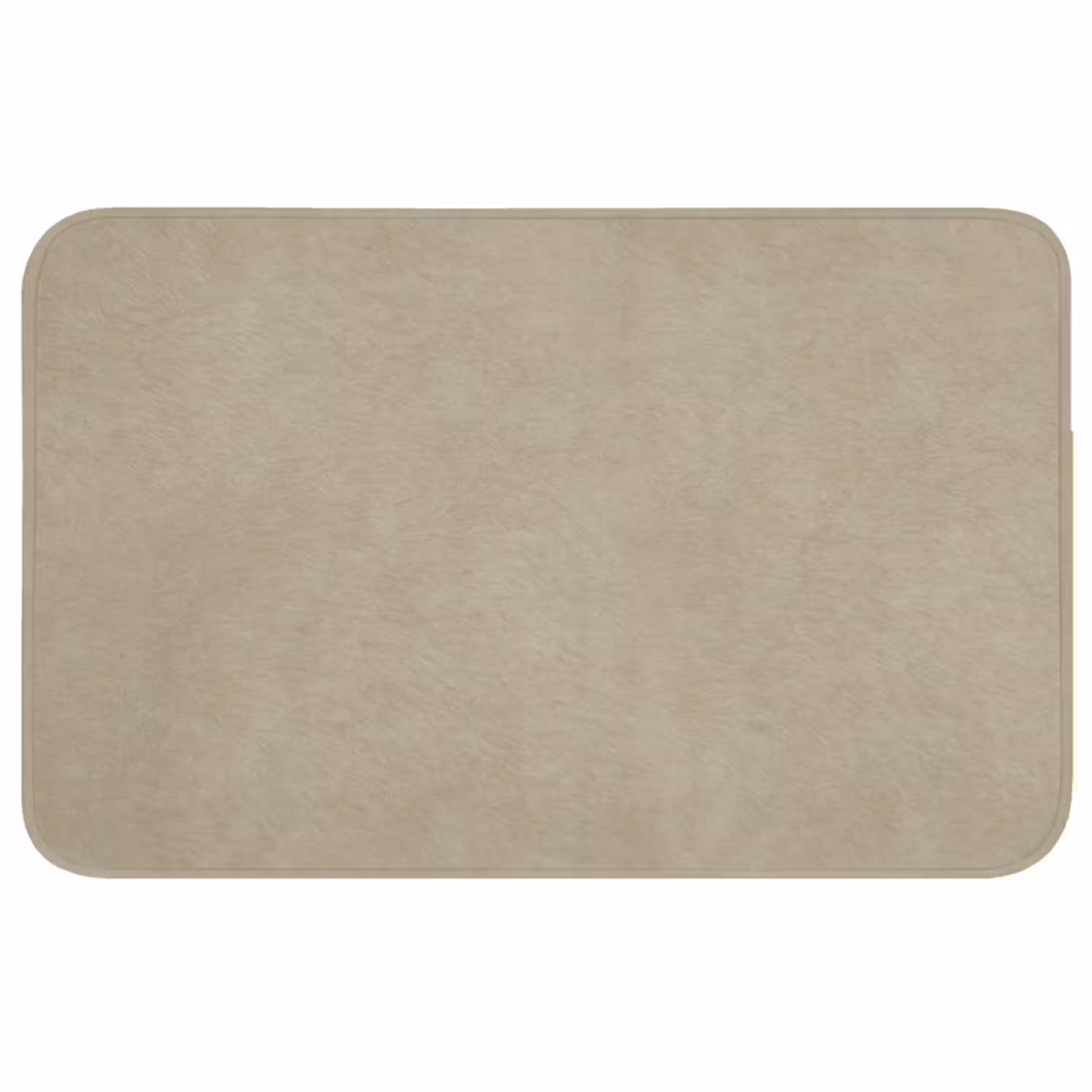 Taupekleur - Gewolkt textuur - Natuurlijk Badmat middel 997 -3d