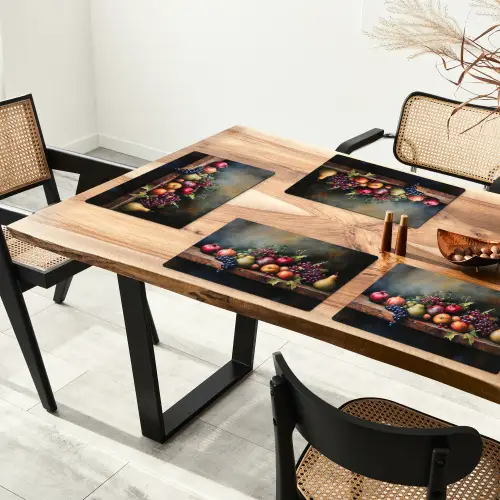 Rustiek - Stilleven - Fruit Placemat vinyl groot -zzsfeer4_Kitchenyeah-website