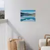 Landschap - Winter - Meer - Bergen - Uitzicht - IJs tuinposter los doek klein -sfeer8