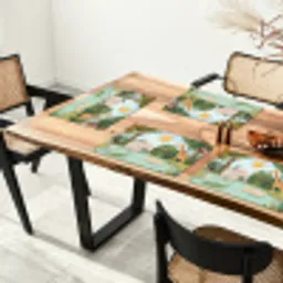 Jungle - Oase - Dieren - Kleurrijk Placemat vinyl groot -zzsfeer4_Kitchenyeah-website