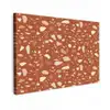Terrazzo - Patroon - Klei Tuinposter op houten frame 2 cm dik klein 845 -3d