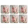 Bloem - Leeuwenbek - Roze - Stengel onderzetter kurk middel -3d
