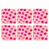 Bloemen - Patroon - Roze onderzetter kurk middel -3d