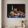 Champagne - Luxe - Oesters Textielframe - compleet frame klein -sfeer2