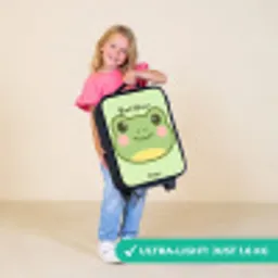Kawai - Kikker - Groen Kinderkoffer - Zwart klein -sfeer2_UK