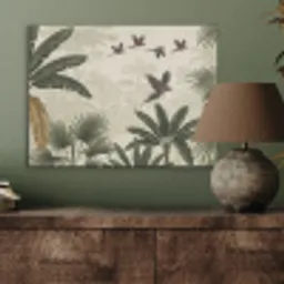 Papagaaien - Jungle - Tropisch - Green PET vilt klein -sfeer2