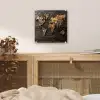 Wereldkaart -  Hout - Mozaïek plexiglas 5mm klein -sfeer4