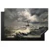 Vuurtoren - Golven - Storm Inductie beschermer vinyl 3mm klein -3d
