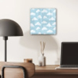 Wolken - Illustratie - Blauw plexiglas 5mm klein 11 -sfeer6