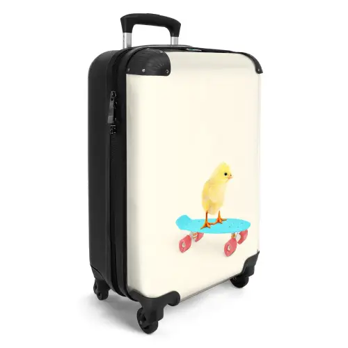 Karrend kuikentje Koffer - NBS - Handbagage middel -productfoto_3d