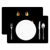 Kreeft - Geel - Stippen - Effen Placemat vinyl groot -zzsfeer2_Kitchenyeah-website