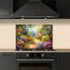 Natuur - Landschap - Bloemen - Kleurrijk keuken achterwand spatscherm klein -sfeer1