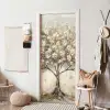 Boom - Beige - Goud - Verflook - Grijs deurposter klein -sfeer6