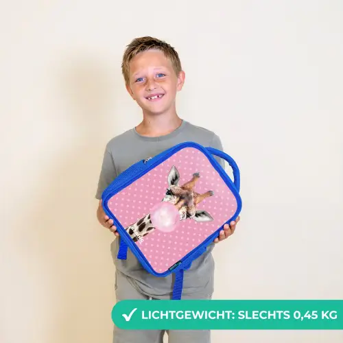 Bubblegum Billy Kinderrugzak - Blauw middel -sfeer1_NL