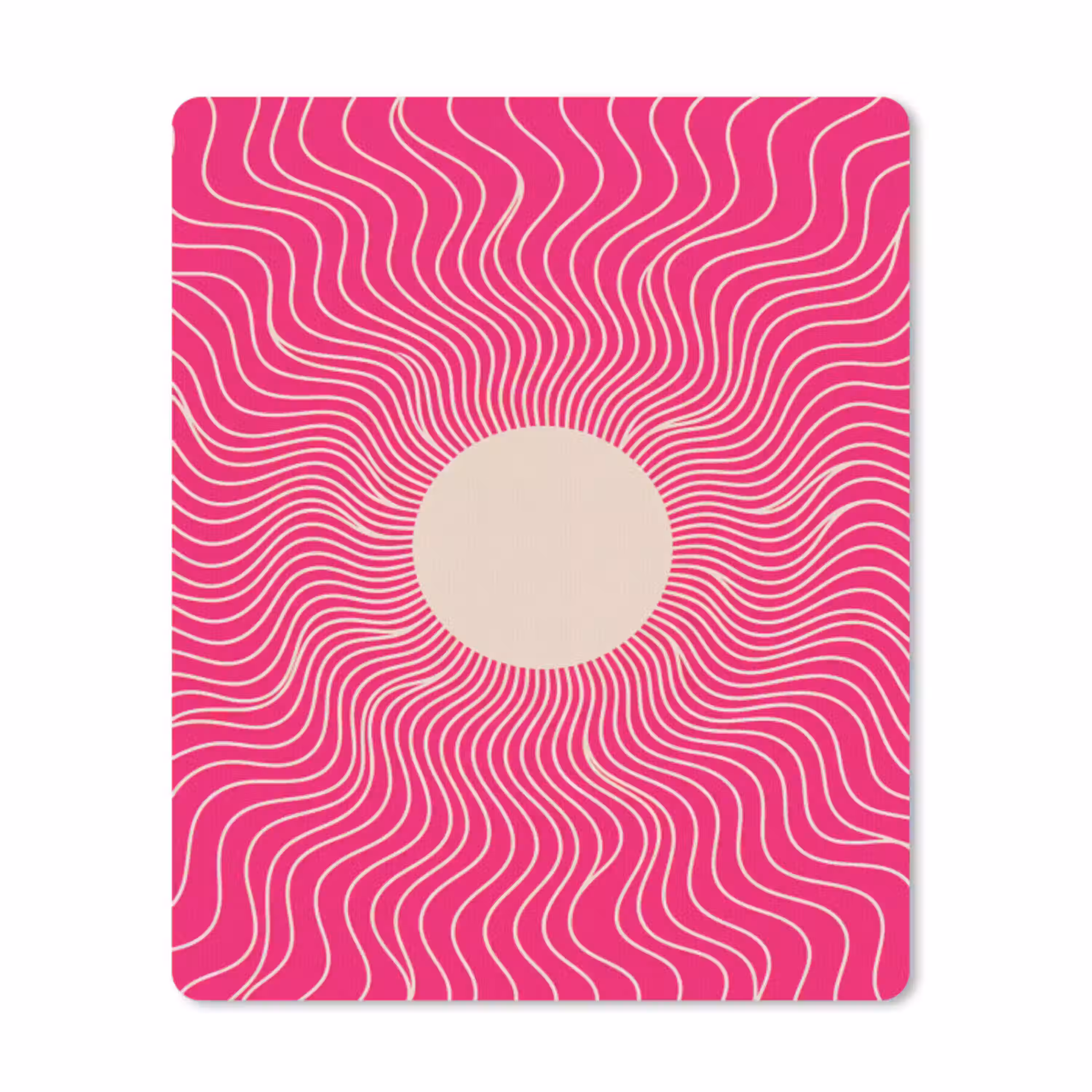 Abstract - Patroon - Roze muismat rubber klein -3d