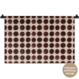 Stippen - Patroon - Bruin Wandkleed katoen klein 269 -t3d_DE